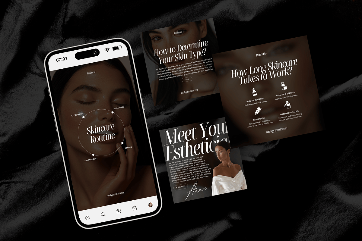 Aesthetic Beauty Instagram Template, a Social Media Template by Xenié Creative (Photo 6 of 10)