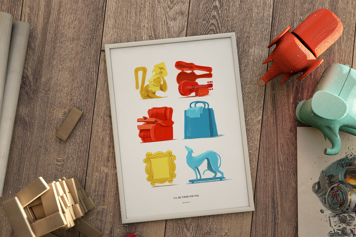 Artwork / Frames on Scenes Mock-ups, a Household Mockup by BlackMocca (Photo 8 of 18)