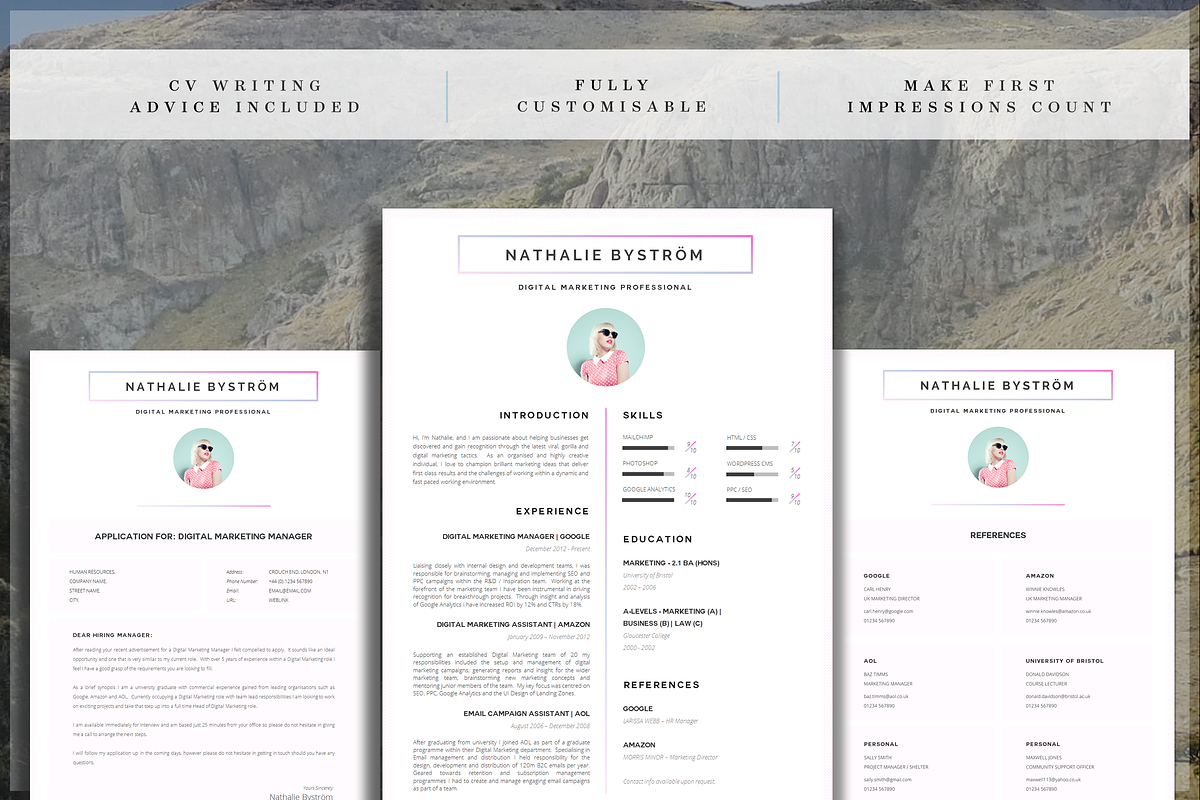 CV Template, a Resume Template by introDuice - CV / Resumes (Photo 6 of 6)