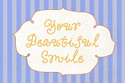 Curly Blush Cute Curly Script, a Handwritten Font by Littlehand (Thumbnail 5 of 9)