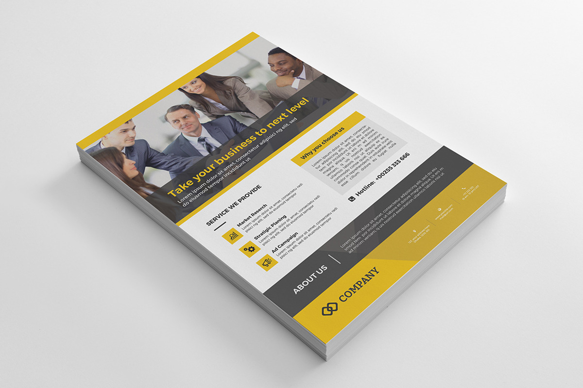 Corporate Flyer, a Flyer Template by Rongmistiry (Photo 1 of 8)