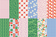 Barefoot Blooms. Seamless Patterns, a Pattern Graphic by oxygen_8 (Thumbnail 5 of 9)