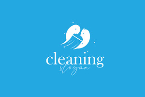 cleaning logo design minimalist, a Graphic by Maylianaw28