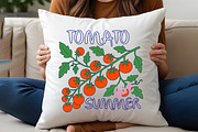 Tomato Girl Summer PNG, an Illustration by Canvas Craft (Thumbnail 5 of 6)