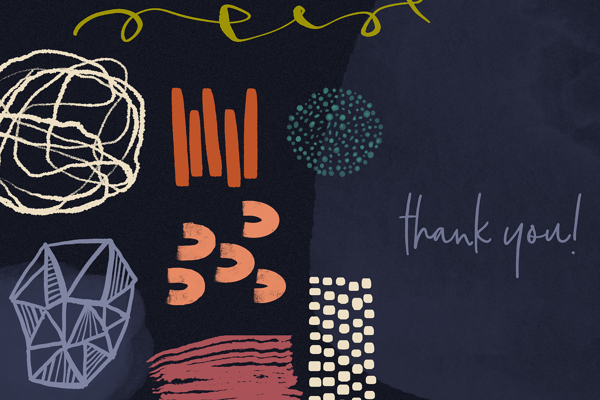 Abstract Photoshop Brush Stamps, a Brush Add-On by Sweet Fig (Photo 9 of 9)