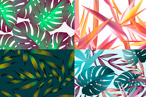 8 Tropical Seamless Pattern.