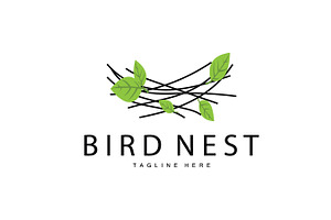 Bird's Nest Logo Design, Bird House, a Branding & Logo Template by Maylianaw28