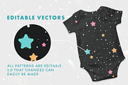 Outer Space Seamless Patterns, a Pattern Graphic by Megs Lang (Thumbnail 2 of 3)