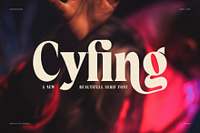 Cyfing Modern Elegant Serif Font