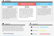 Simple Creative Resume, a Stationery Template by CREATIVE DUDE (Thumbnail 5 of 6)