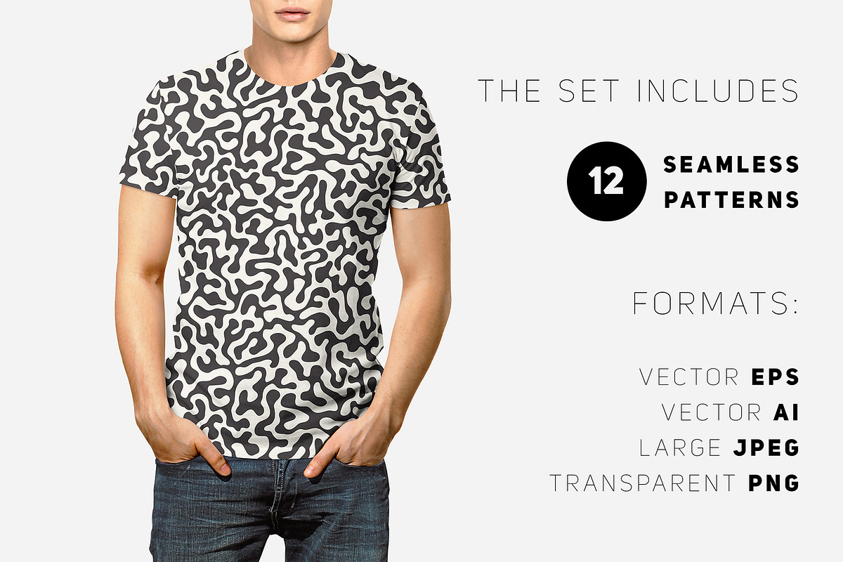 Spotted Seamless Patterns Set, a Pattern Graphic by Curly_Pat (Photo 4 of 4)