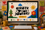 The Craftigo Patcher - Paper Cutout, a Sans Serif Font by Bring To Type (Thumbnail 4 of 7)