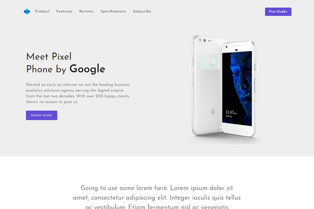 Pilot Multipurpose Landing Page, a Landing Page Template by iothemes (Photo 3 of 3)