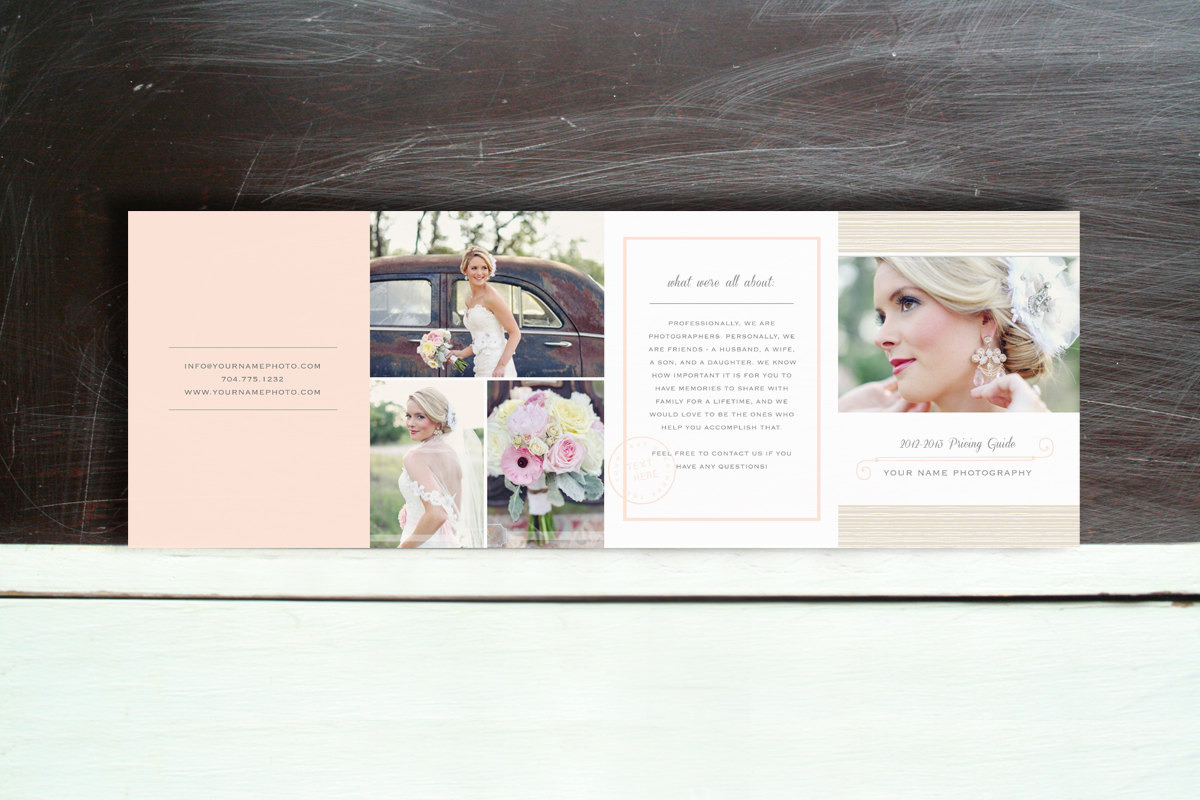 Pricing Guide Photography, a Brochure Template by roselindoco (Photo 3 of 4)