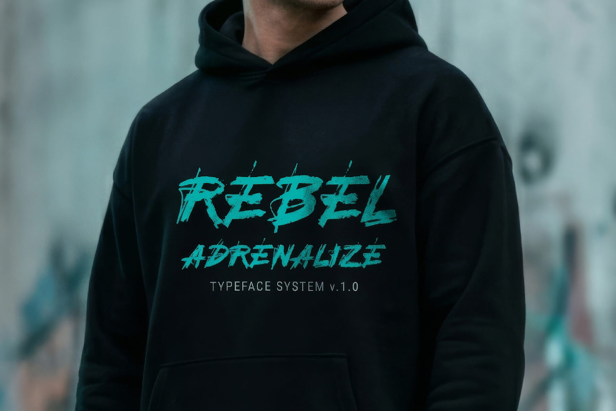 ADRENALIZE display font, a Sans Serif Font by DGIM studio (Photo 6 of 9)