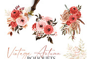 Watercolor flower - Vintage Autumn, an Illustration by Beigetime (Thumbnail 3 of 14)
