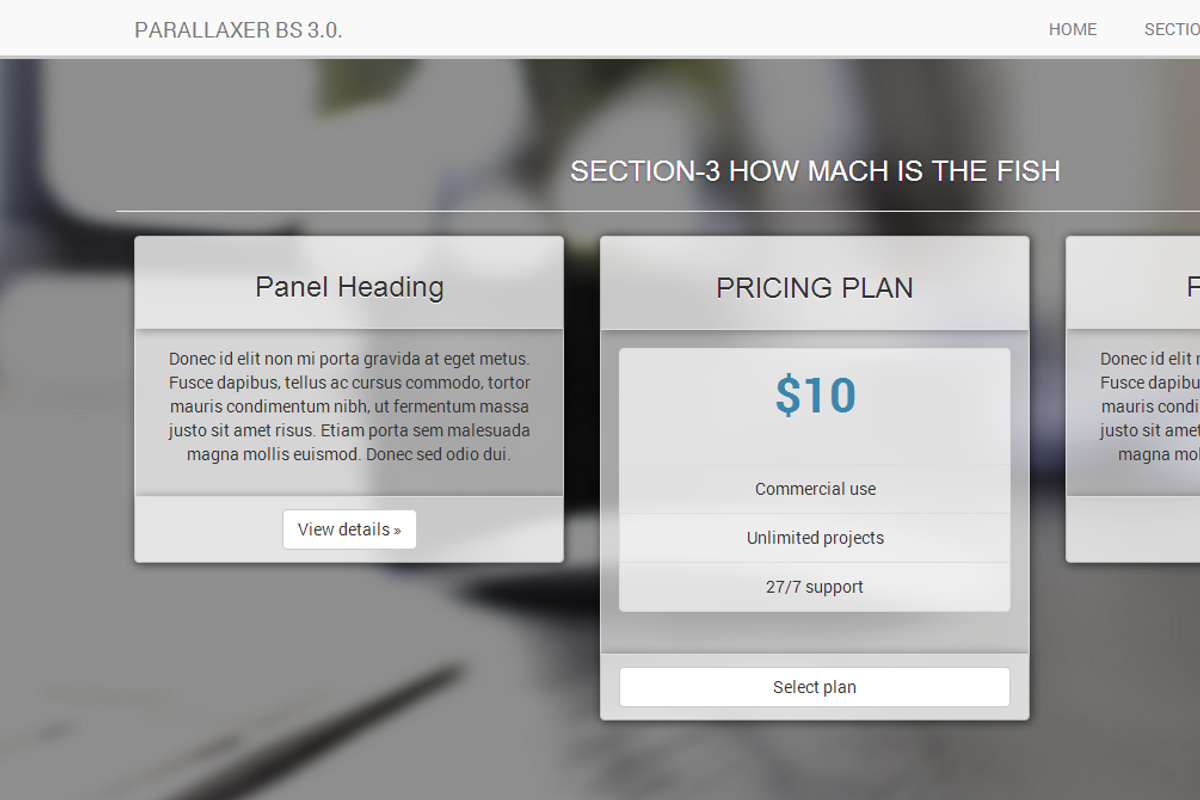 PARALLAXER Bootstrap 3.0. responsive, a Websites & App Template by Bootstraptor (Photo 3 of 3)