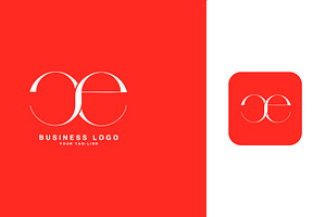 CE, EC, Abstract Logo Design