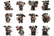 Animals Whimsical Clipart, an Animal Illustration by Designking (Thumbnail 2 of 5)