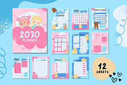 Canva Daily Planner Template, a Design Template by TemplateCastleStore (Thumbnail 4 of 6)