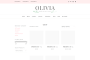Feminine WordPress Theme | Olivia, a WordPress Template by Hello Chic Designs (Thumbnail 3 of 4)