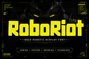 RoboRiot, a Slab Serif Font by Wow Magic (Thumbnail 1 of 4)