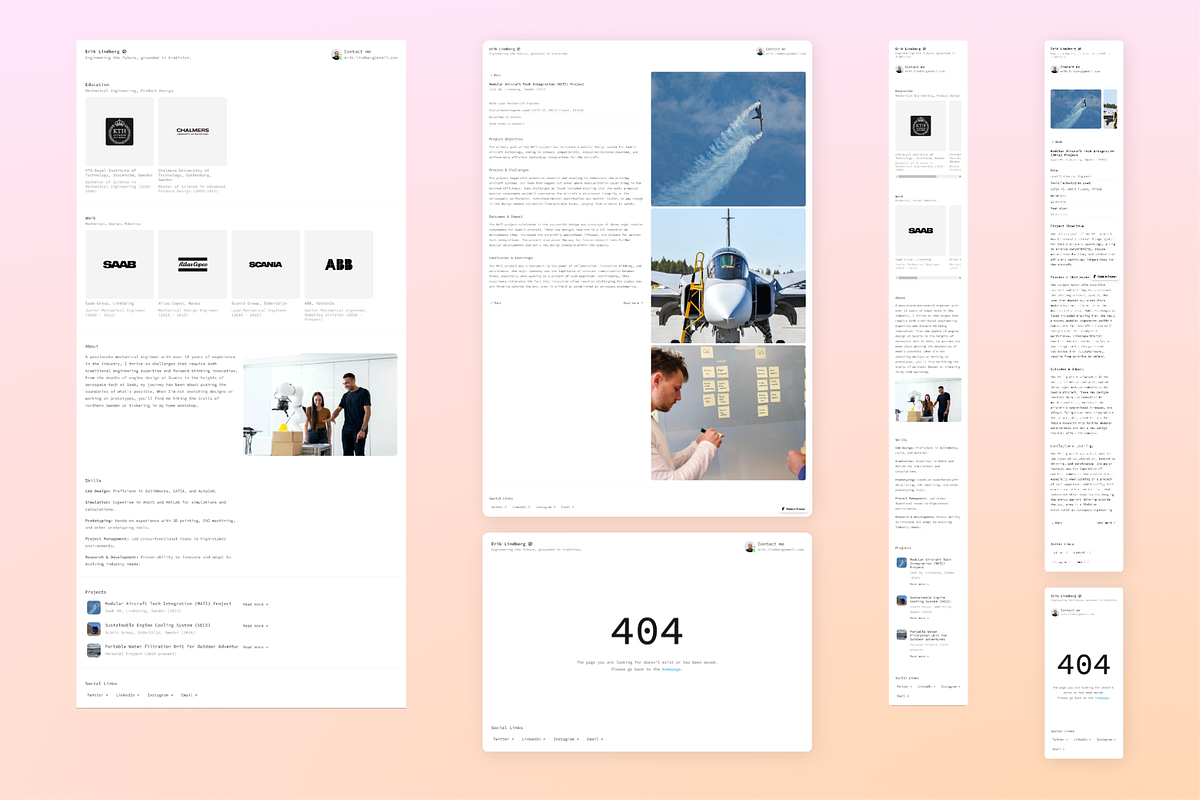 Resumini Framer Template, a Websites & App Template by Flingor (Photo 6 of 6)