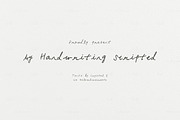 My Handwriting Scripted for Journals, a Handwritten Font by slowlivecreate (Thumbnail 1 of 7)