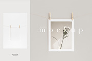 Poster and Pegs Mockup 4x5 Ratio, a Mockup by HALFTOUNE (Thumbnail 1 of 4)
