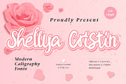 Shellya Cristin - Modern Script font, a Script Font by Nahar_std (Thumbnail 1 of 8)