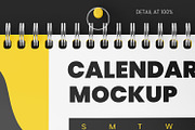 Wall Calendar Mockup Set, a Print Template by Graphic Bird (Thumbnail 9 of 10)