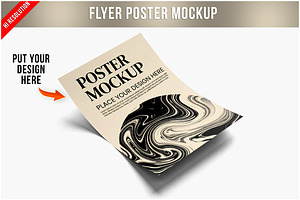 Flyer Poster PSD, a Product Mockup by Bruno's Shop