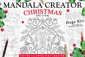 Christmas Holiday Mandala Creator