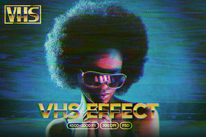 VHS Photo Effect