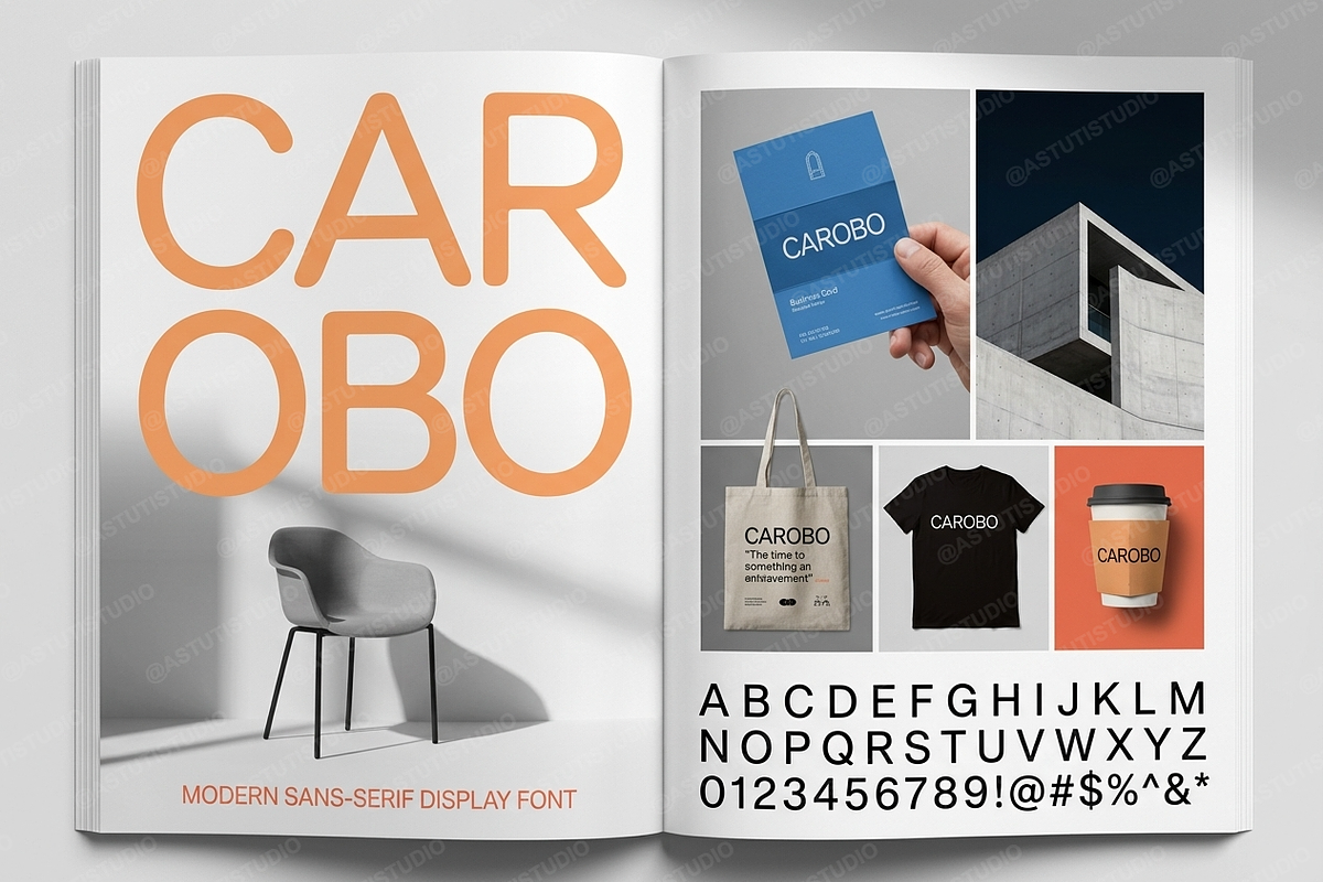 Carobo | Modern Sans Serif, a Sans Serif Font by Astuti Studio (Photo 18 of 25)