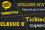 Comic Fonts, a Font by 128bit Technologies (Thumbnail 4 of 5)