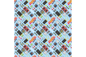 Hip Hop Pattern Vector Background