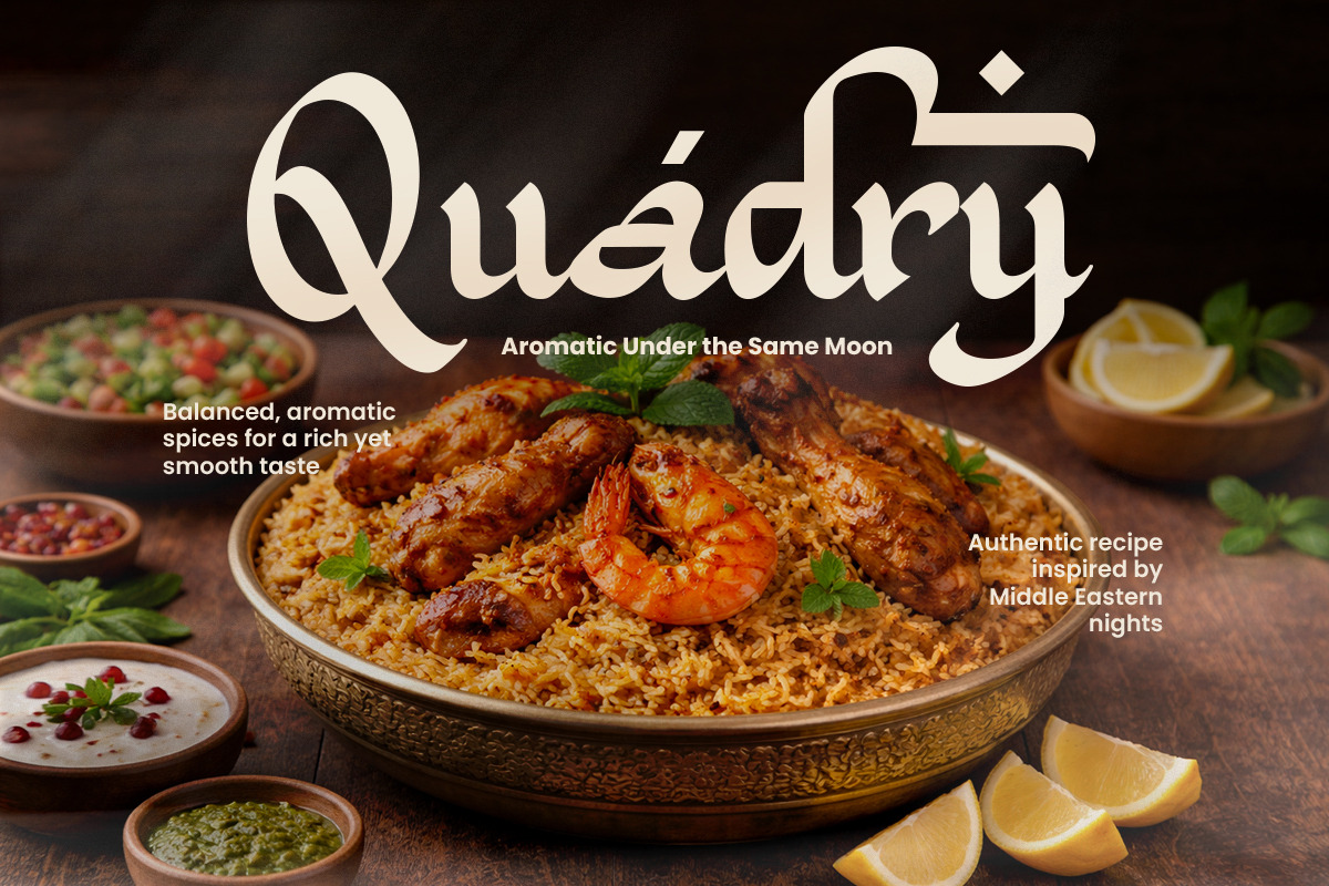 Balkara - Arabic Style Font, a Blackletter Font by Bale Type (Photo 7 of 9)