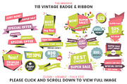 1046 VINTAGE BADGE & RIBBON, a Branding & Logo Template by Toonsteb (Thumbnail 14 of 19)