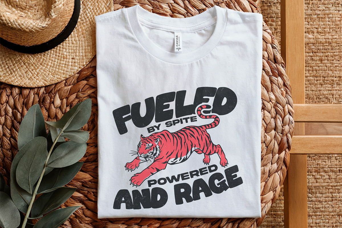 Fueled by Rage PNG, Snarky Vintage, an Illustration by SharpMarketplace (Photo 5 of 9)