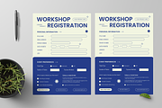 Minimalist Workshop Registration, a Flyer Template by Annora Studio (Thumbnail 2 of 6)