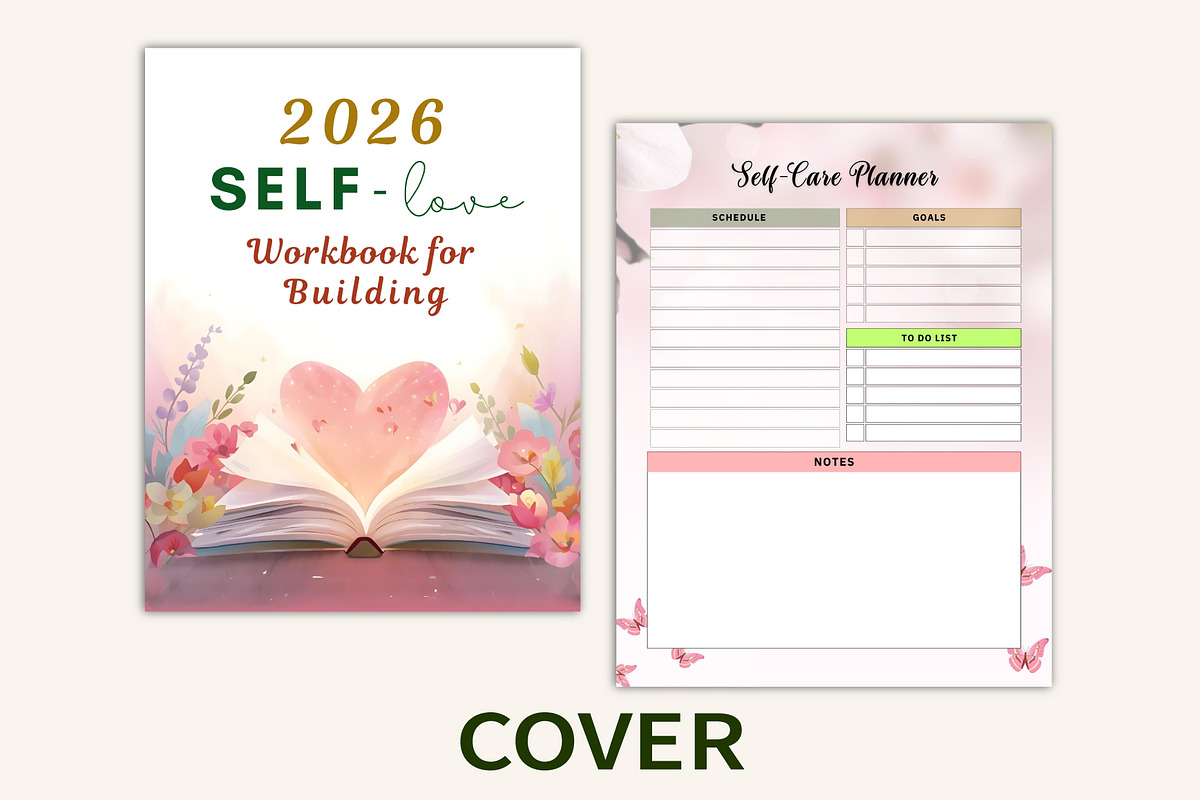 2026 Self-Love Building Workbook, a Print Template by Designmela01 (Photo 9 of 10)