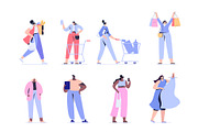 Big Vector set of people characters, a Person Illustration by Vector_Art (Thumbnail 4 of 25)