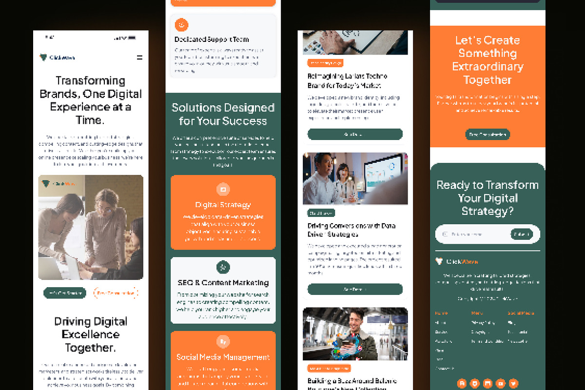 Digital Agency Landing Page preview 7