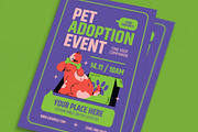 Modern Pet Adoption Event Flyer, a Flyer Template by Guuver (Thumbnail 2 of 3)