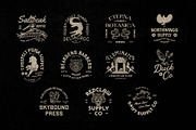 Beast Logo & Badge Pack, an Animal Illustration by Skilline Supply Co. (Thumbnail 2 of 12)