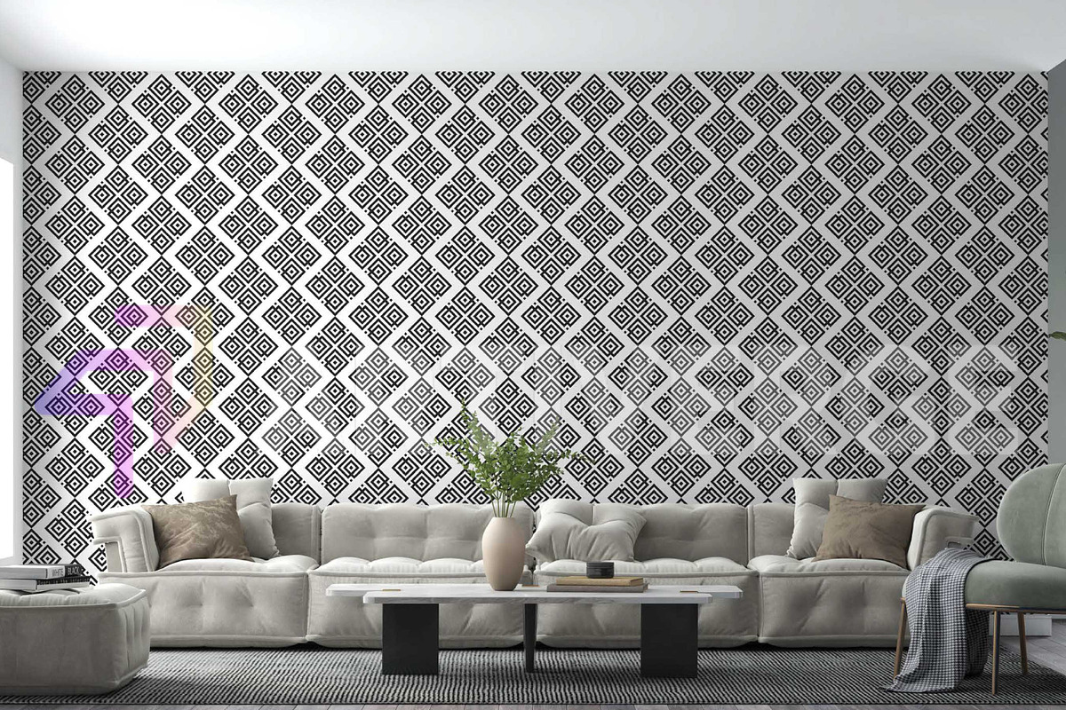 Black Abstract Design Pattern, a Pattern Graphic by Artiverge (Photo 3 of 6)