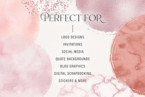 Blush Watercolor Circles