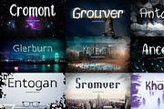 250 Professional Font Bundle, a Script Font by devicrea (Thumbnail 1 of 8)