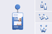 Id Card Holder Mockup, a Product Mockup by Riel Concept (Thumbnail 1 of 5)